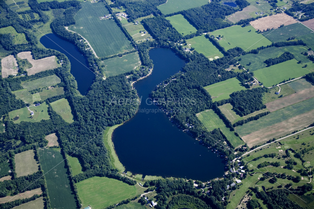 Selkirk Lake in Allegan County, Michigan